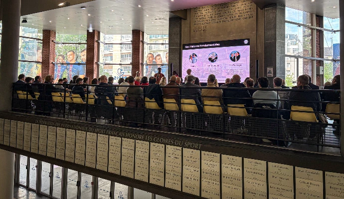Présentation de La Maison Charles au petit-déjeuner PSG Handball