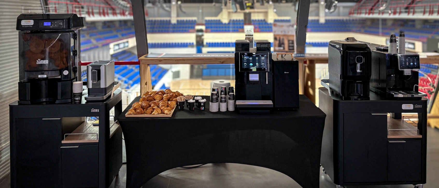Stand café petit-déjeuner au stade, PSG Handball