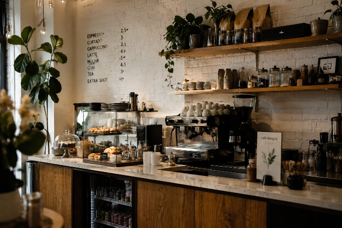 Machine à café professionnelle pour coffee shop