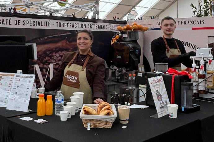 Stand café La Maison Charles à la foire aux fromages et aux vins de Coulommiers